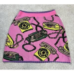 NWOT Anthropologie Maeve Telephone Knit Sweater Skirt Size S PROTO RARE